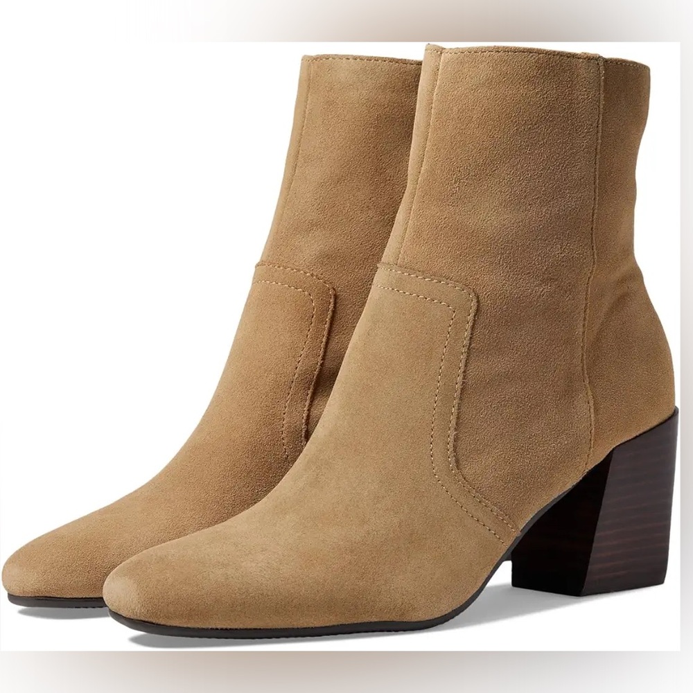 Blondo Sadie Women's Size 9.5 Waterproof Tan Suede Ankle‎ Boot